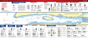 Carte synthèse du Systeme Canadien des aides a la navigation